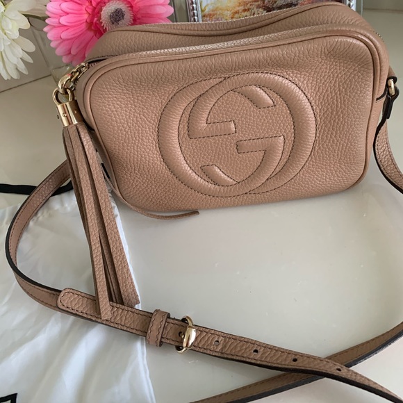 khaki gucci bag